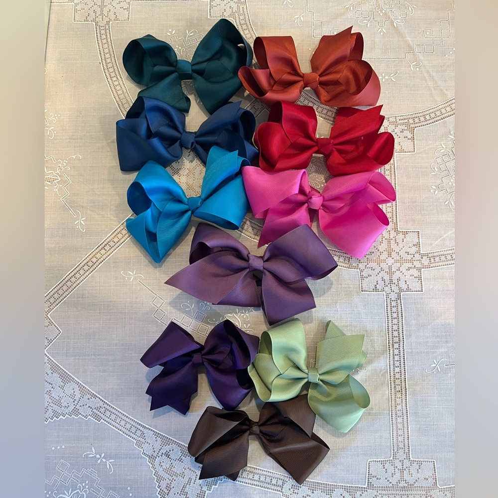 New Hair Bows for Girls Bundle